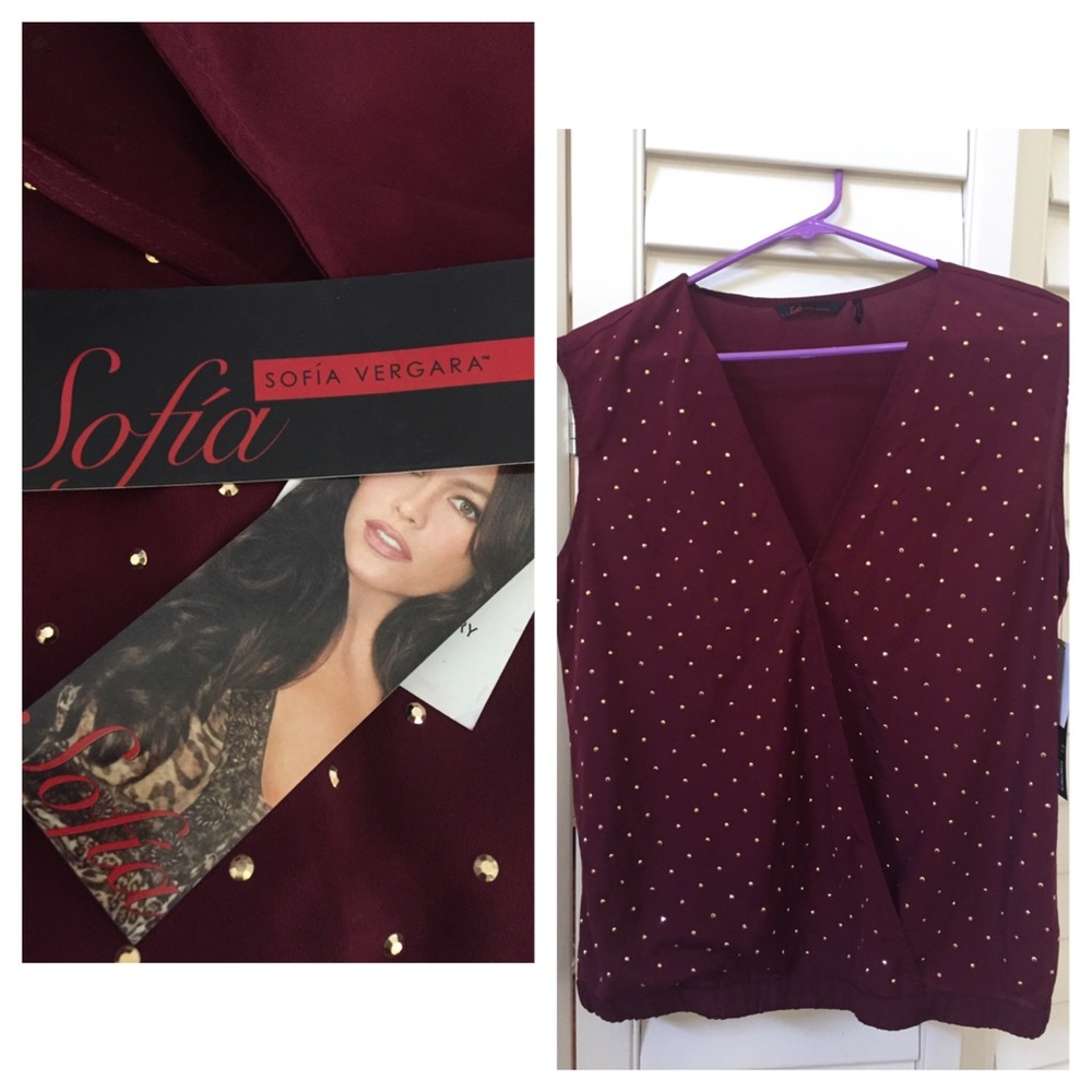 Crossover Studded Top